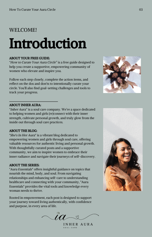 How To Curate Your Aura Circle - Free Digital Download
