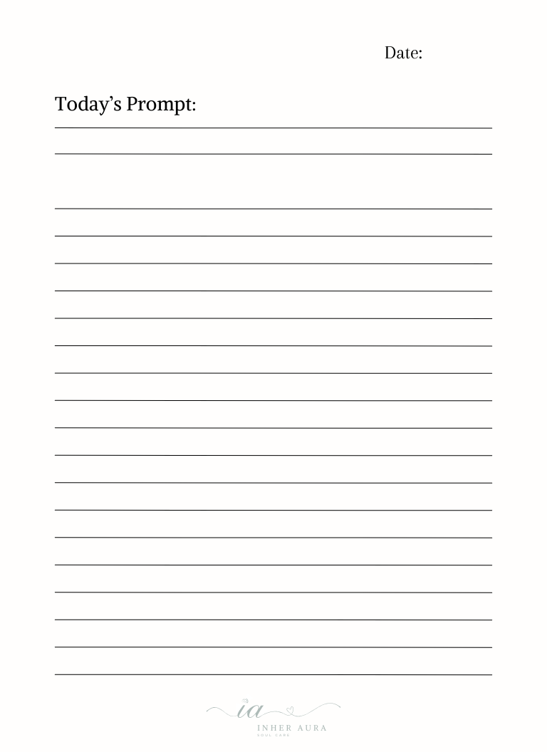 Release Writing Journaling Page - Free Digital Download