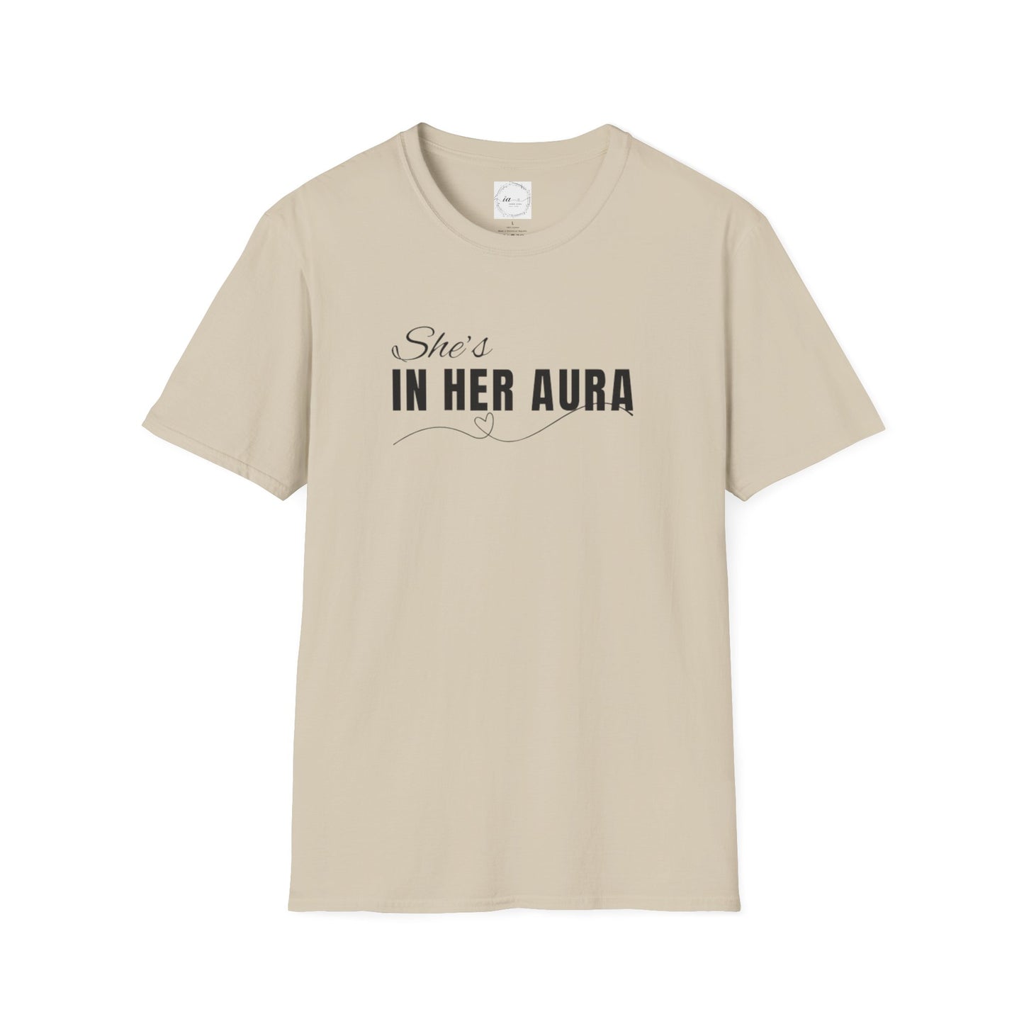 She's In Her Aura - Unisex Softstyle Tee