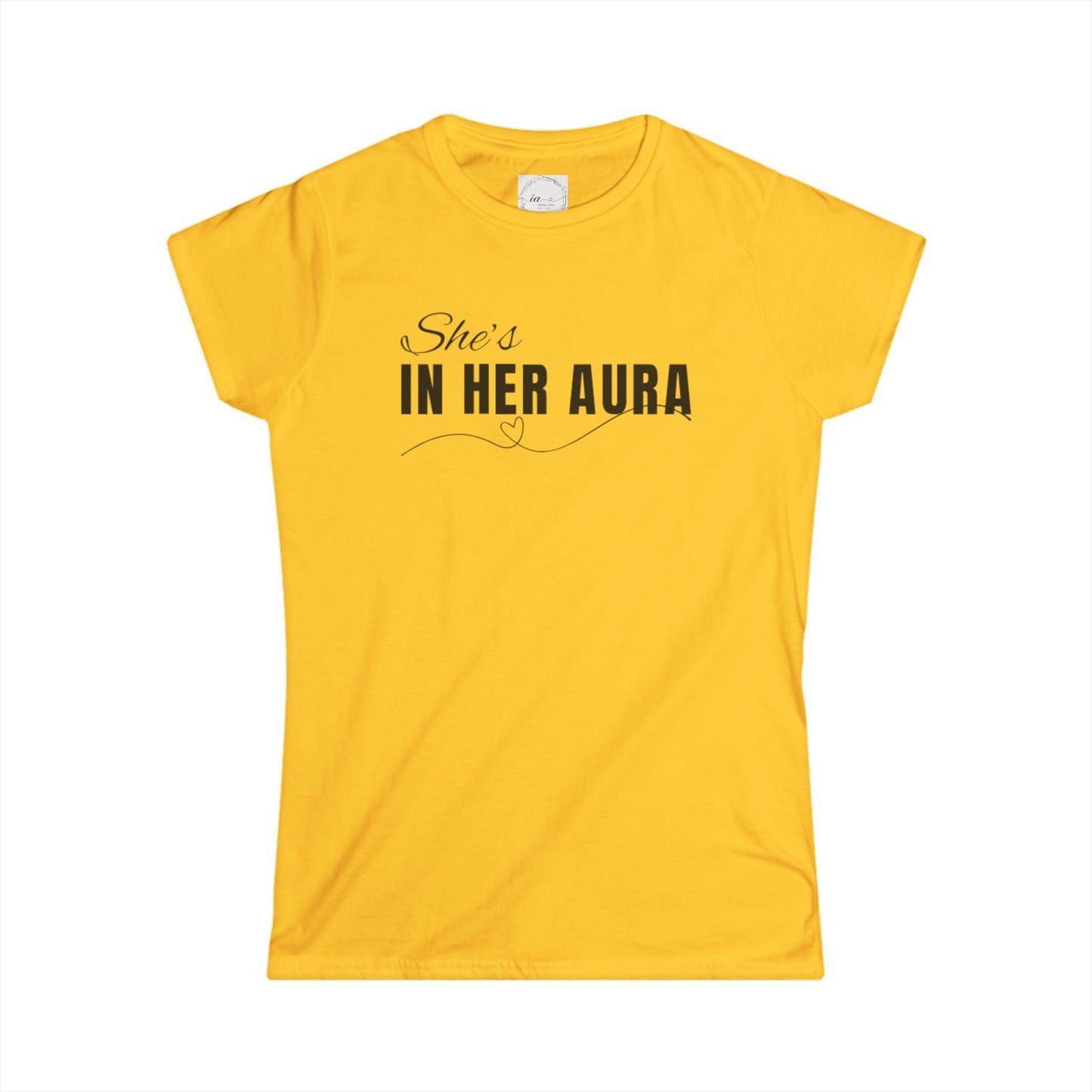 She's In Her Aura  - Women's Softstyle Tee