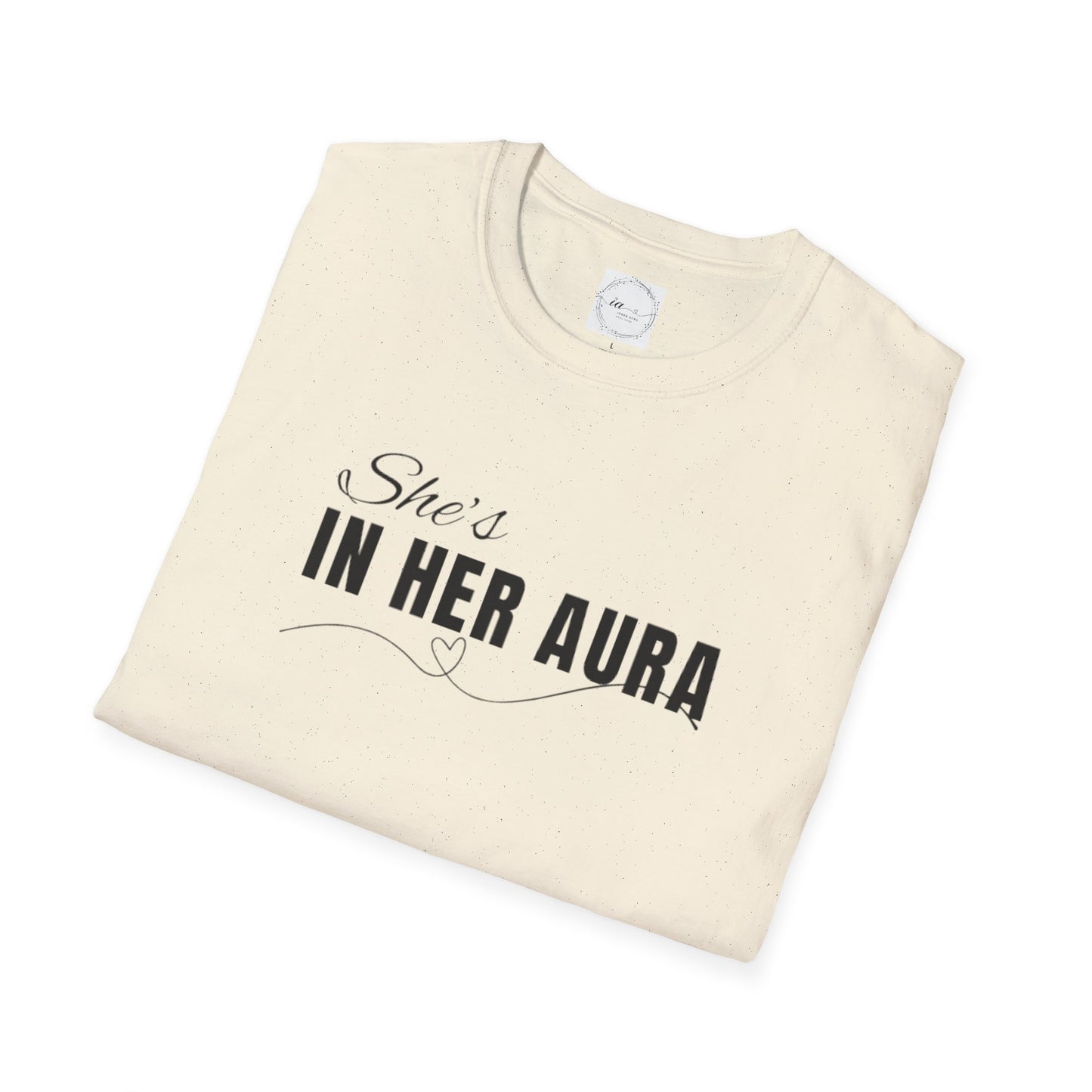 She's In Her Aura - Unisex Softstyle Tee