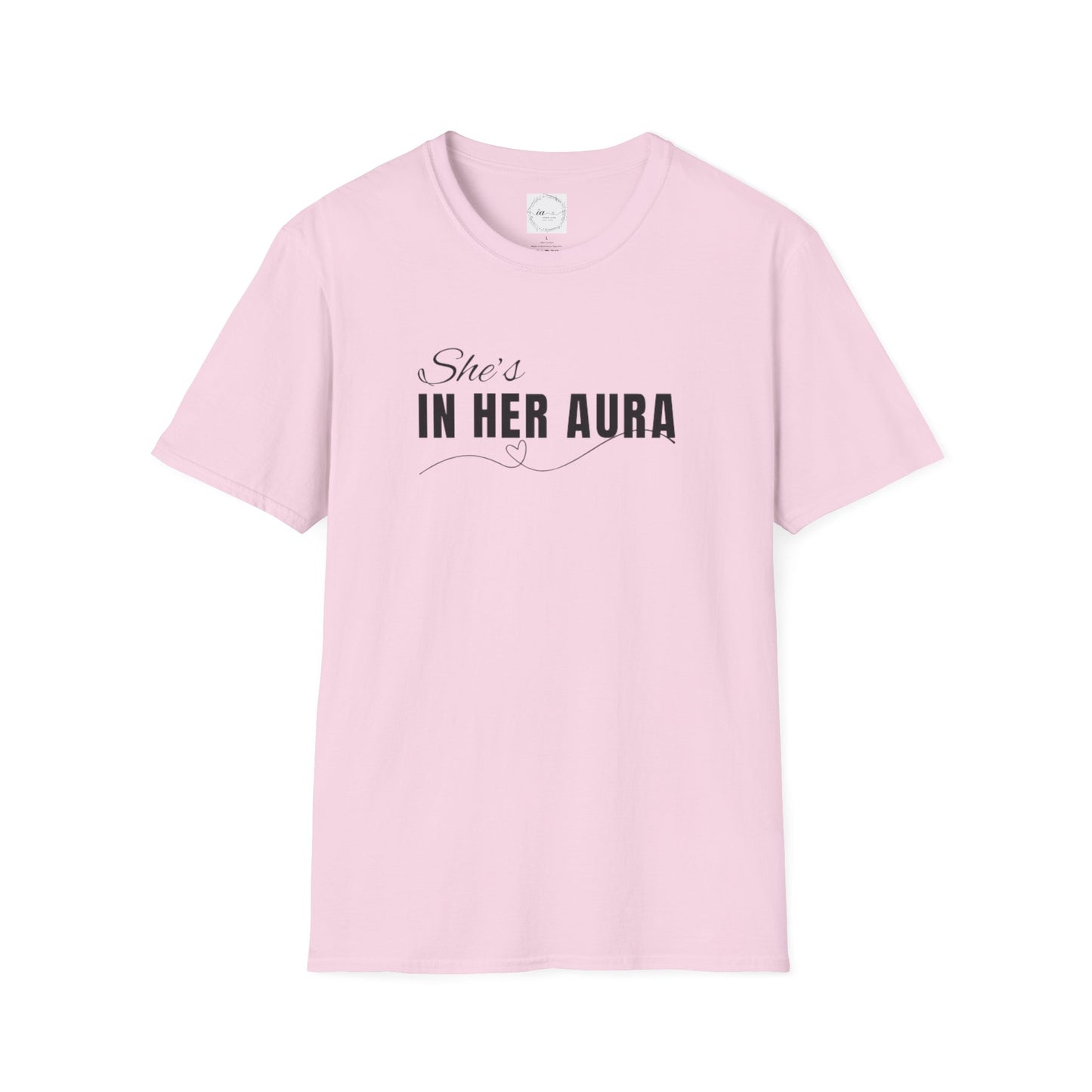 She's In Her Aura - Unisex Softstyle Tee