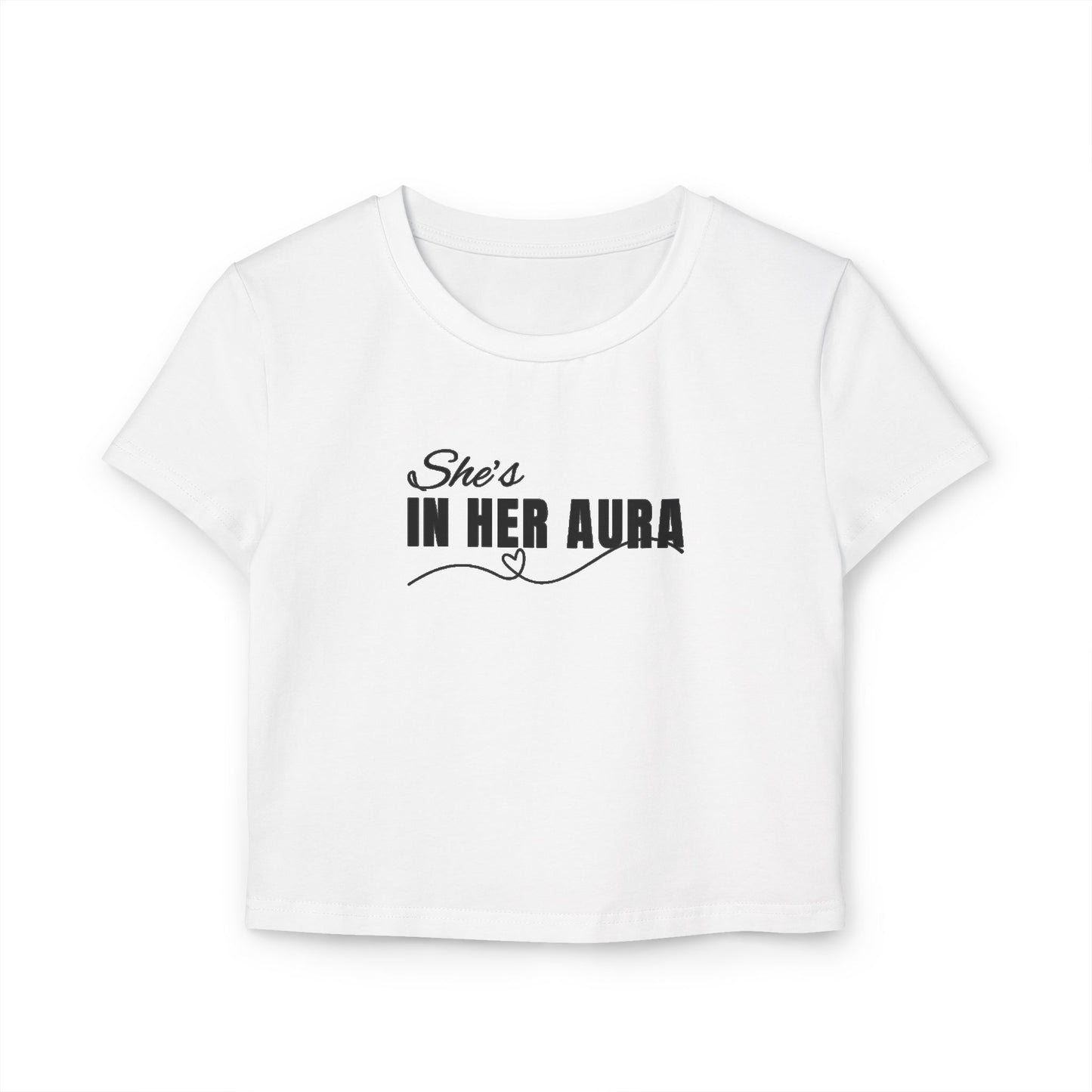 She's In Her Aura _ Women's Cropped Tee