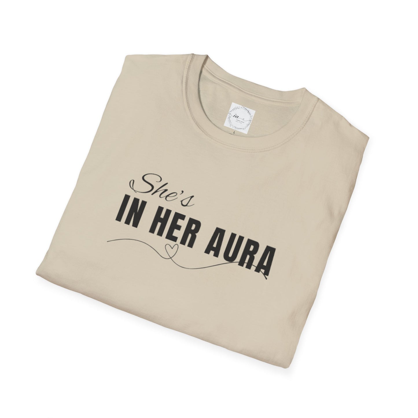 She's In Her Aura - Unisex Softstyle Tee