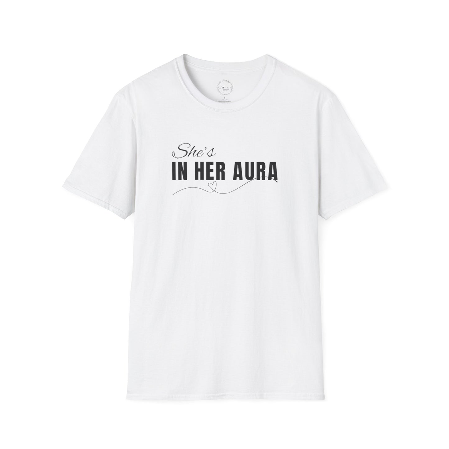 She's In Her Aura - Unisex Softstyle Tee