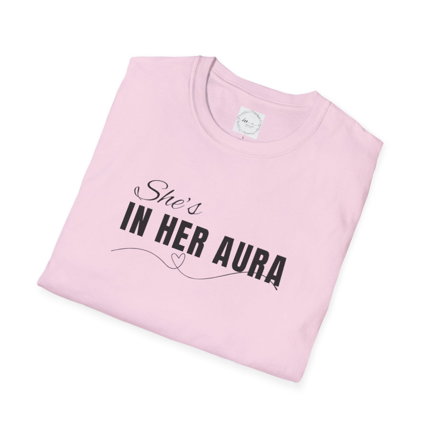 She's In Her Aura - Unisex Softstyle Tee