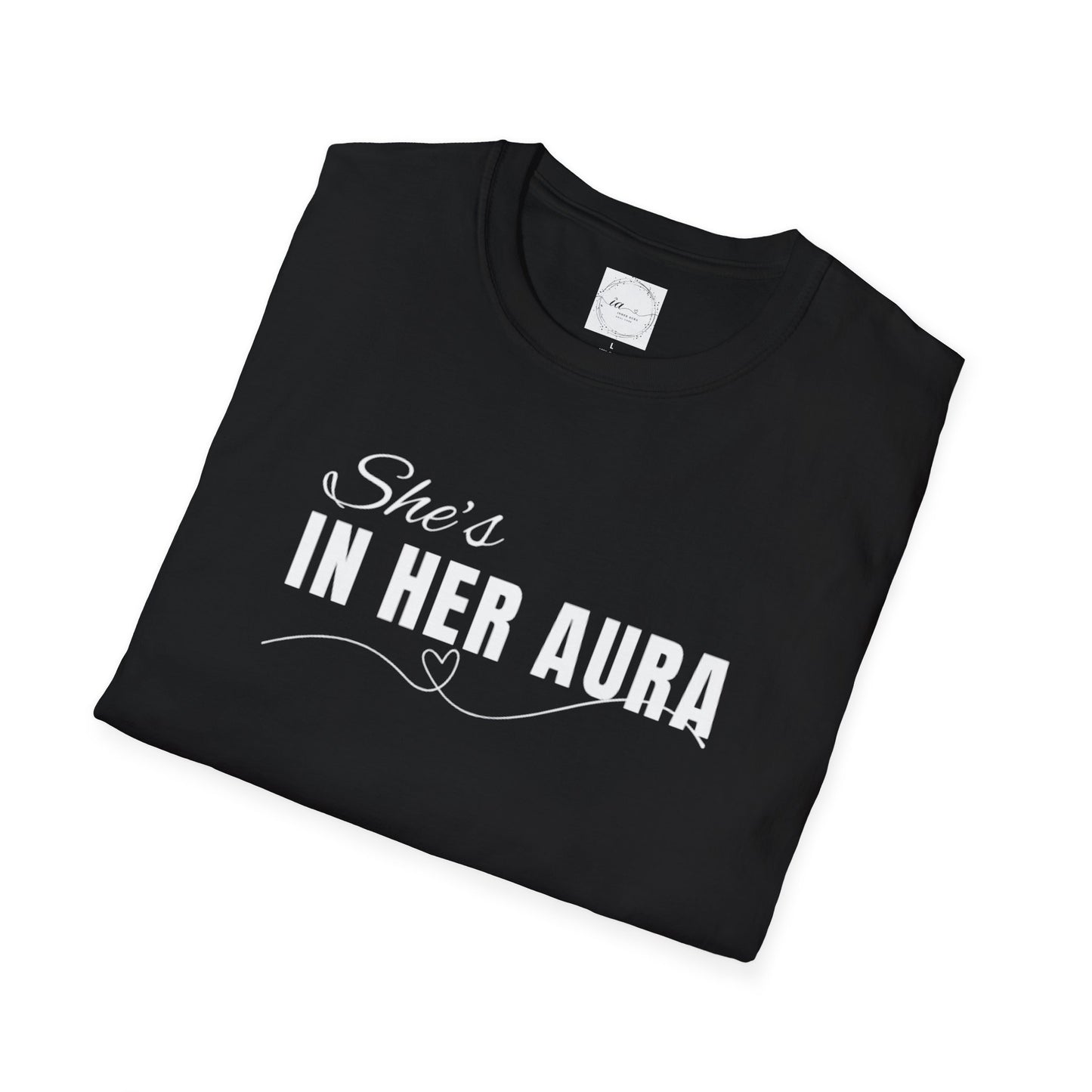 She's In Her Aura - Unisex Softstyle Tee