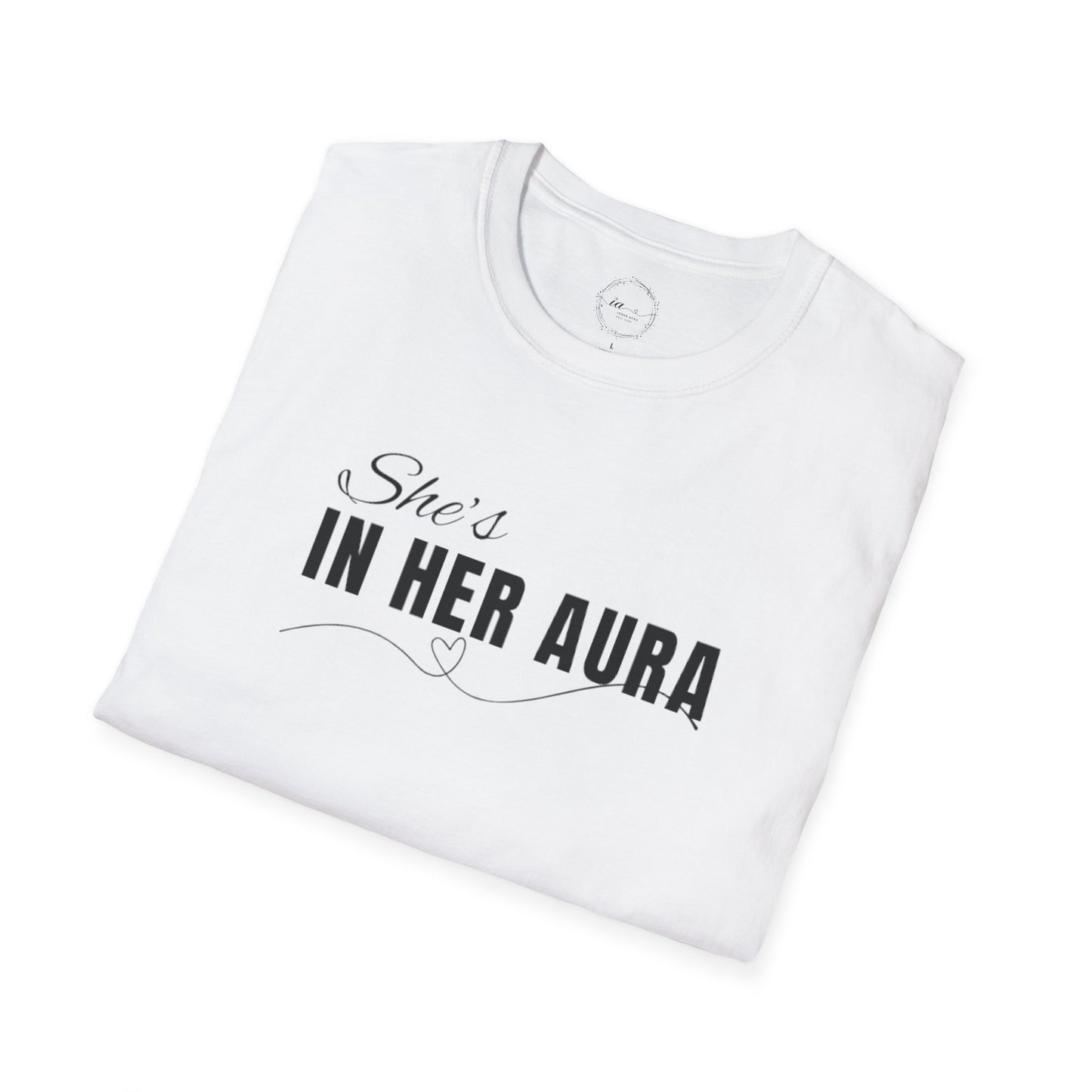 She's In Her Aura - Unisex Softstyle Tee