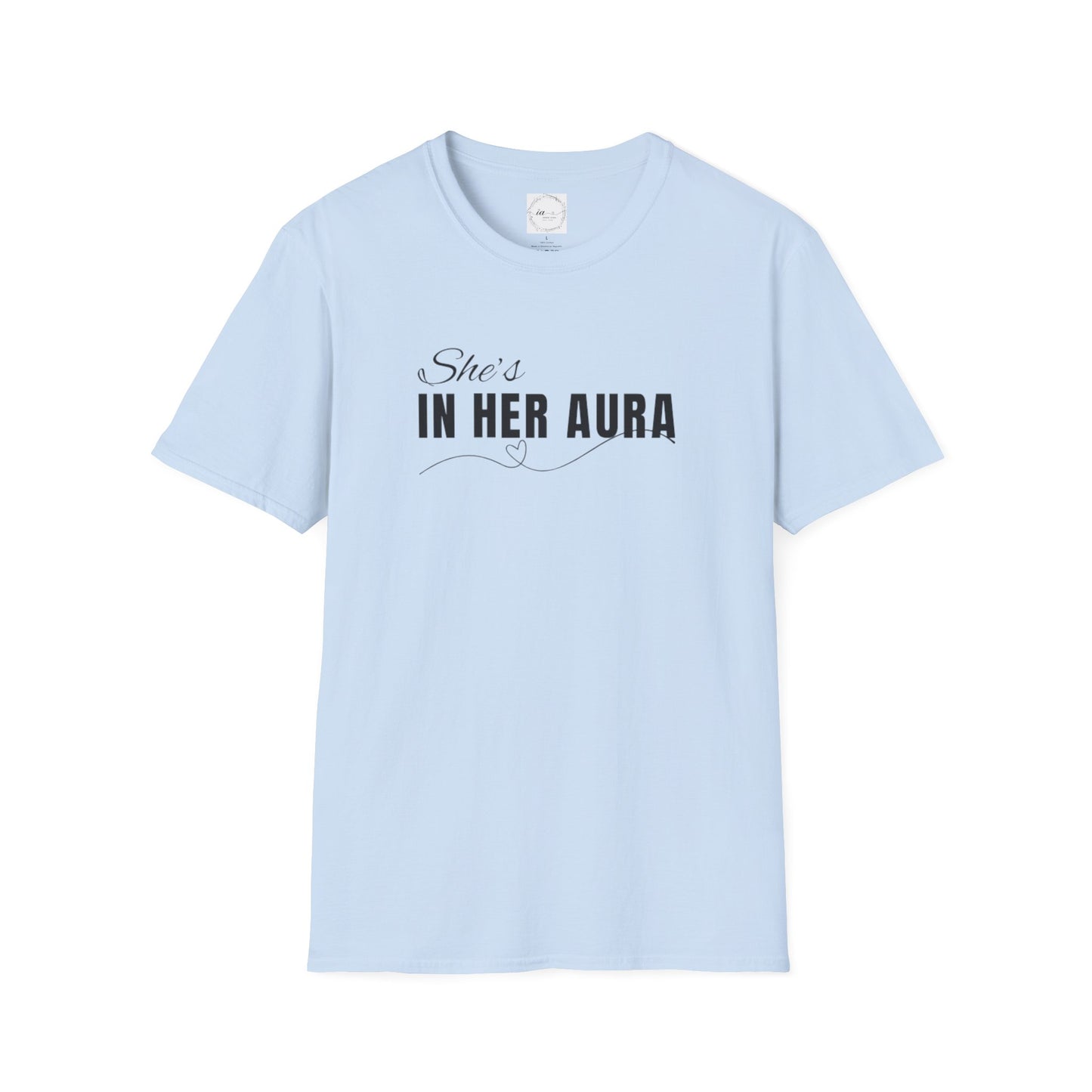 She's In Her Aura - Unisex Softstyle Tee