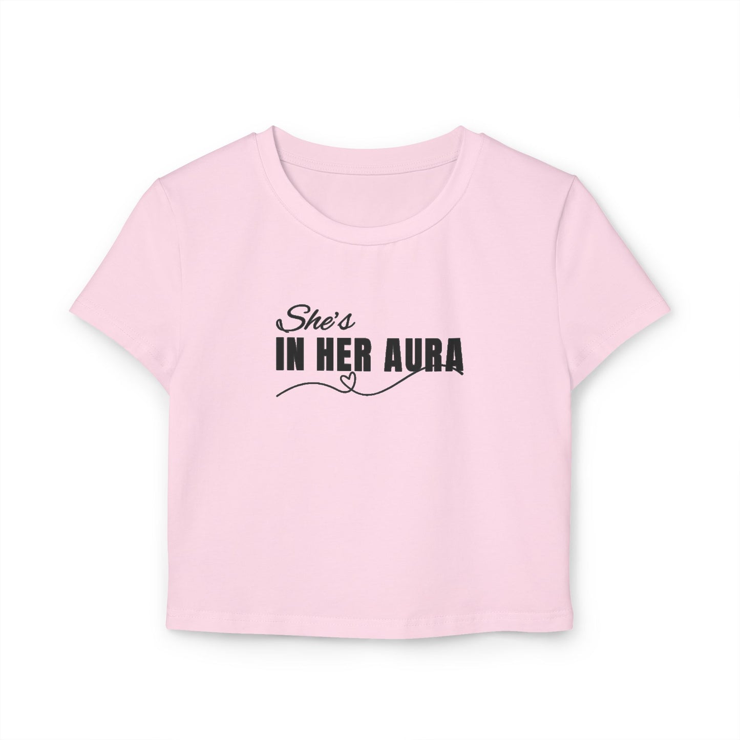 She's In Her Aura _ Women's Cropped Tee