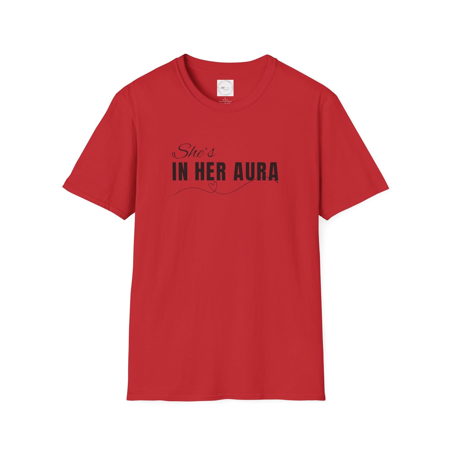 She's In Her Aura - Unisex Softstyle Tee