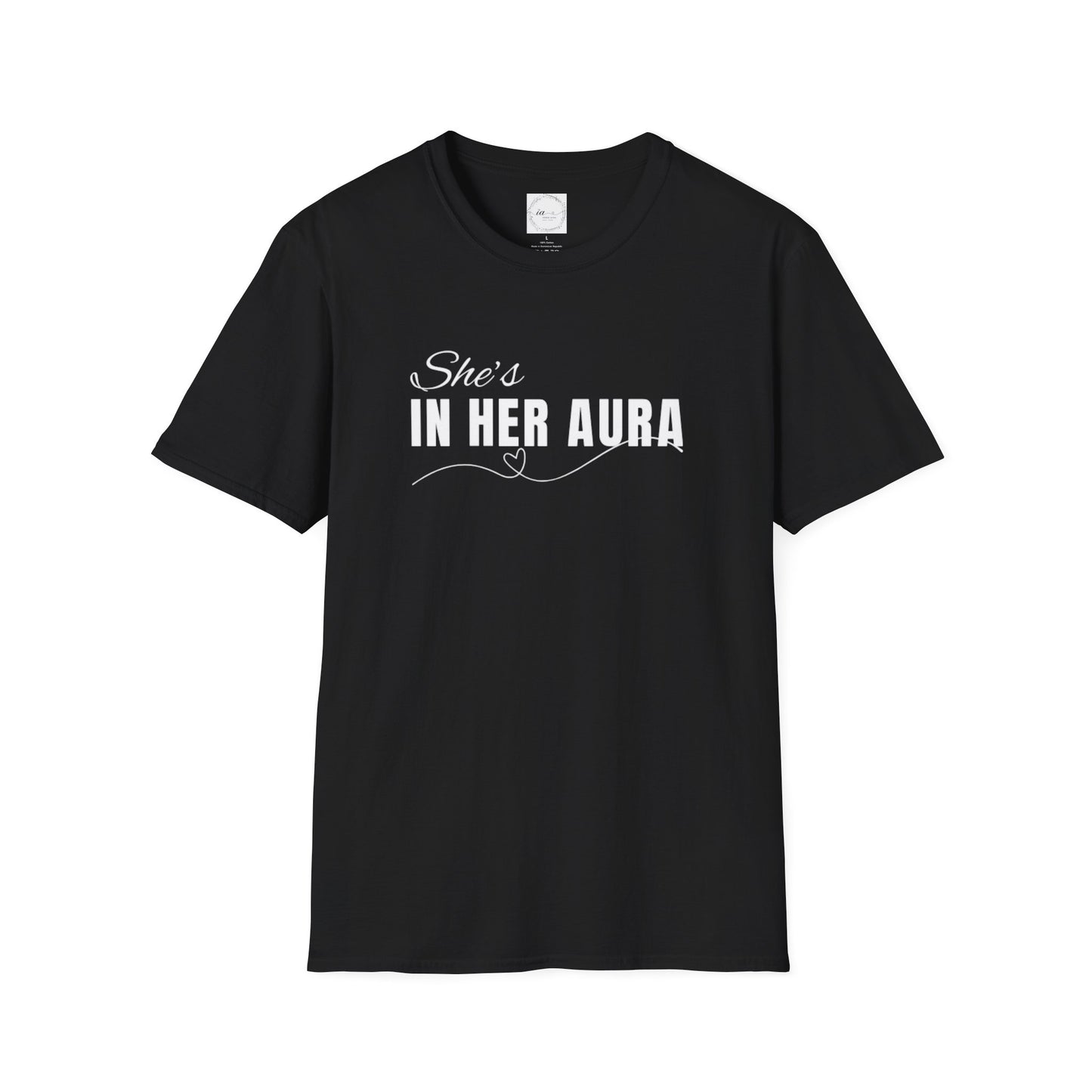 She's In Her Aura - Unisex Softstyle Tee