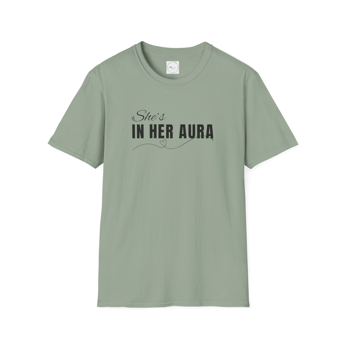 She's In Her Aura - Unisex Softstyle Tee