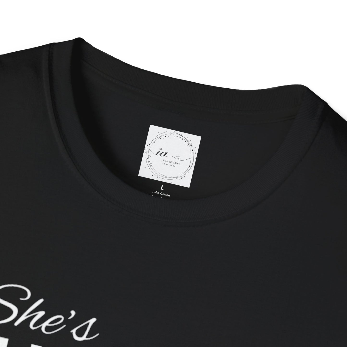 She's In Her Aura - Unisex Softstyle Tee