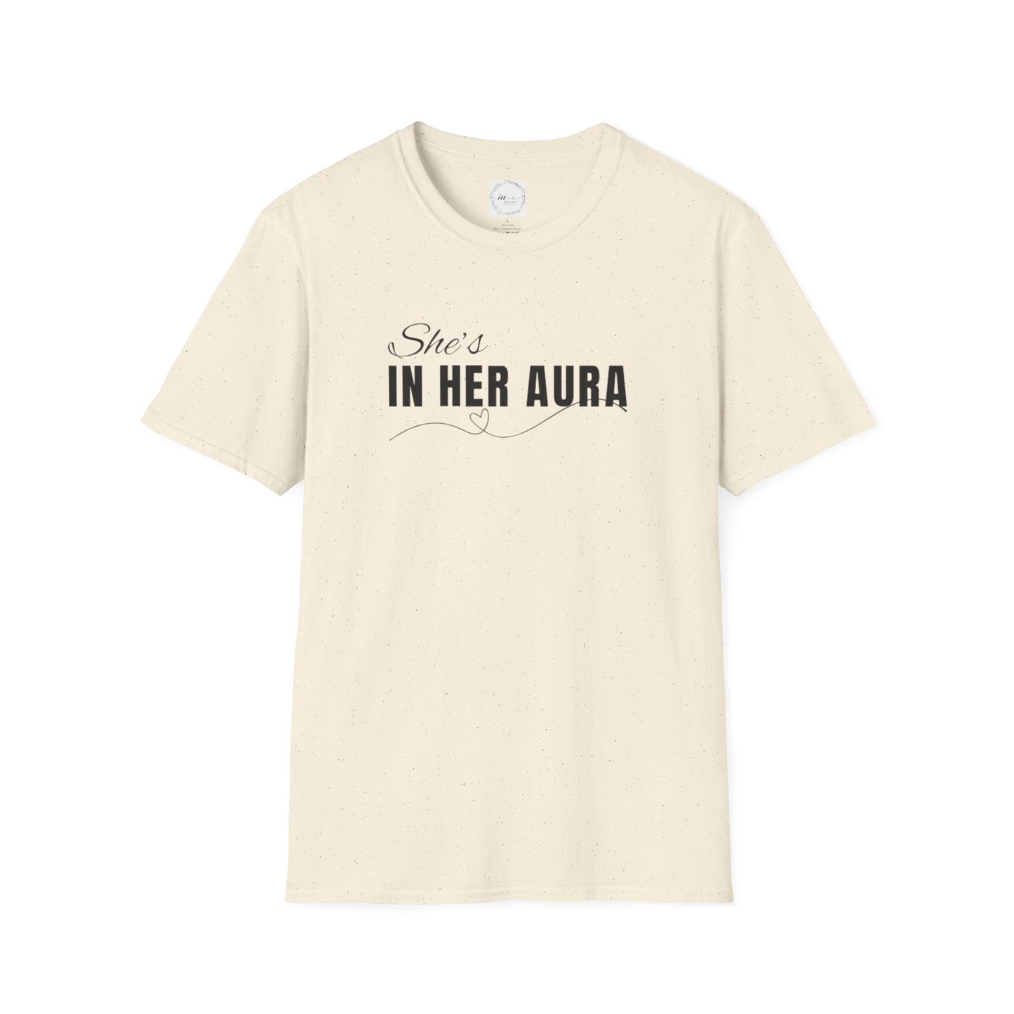 She's In Her Aura - Unisex Softstyle Tee