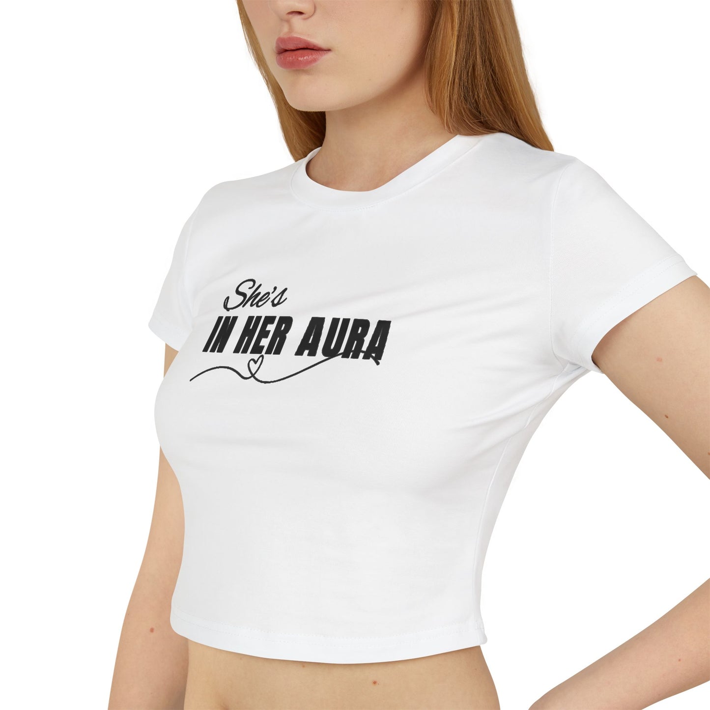 She's In Her Aura _ Women's Cropped Tee