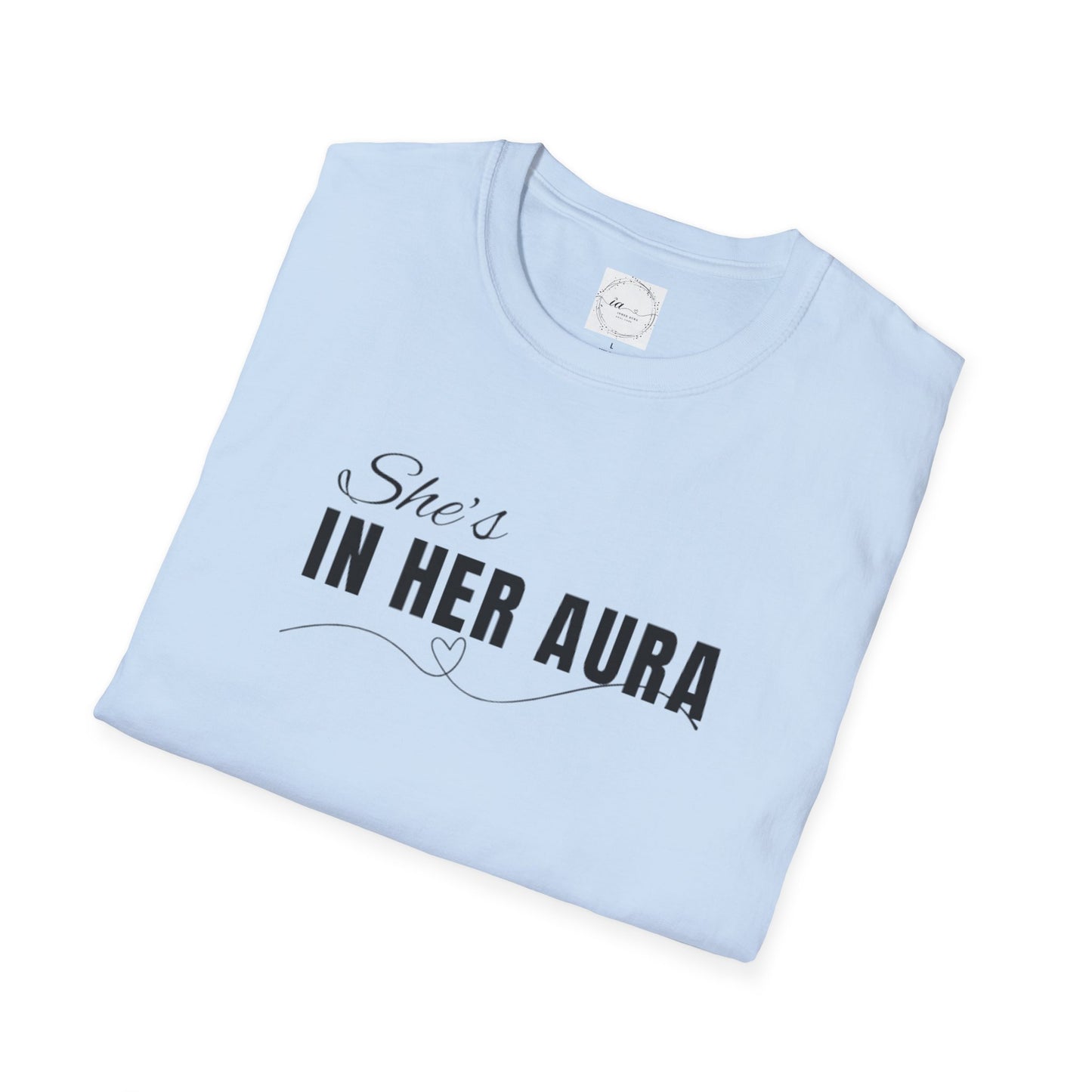 She's In Her Aura - Unisex Softstyle Tee