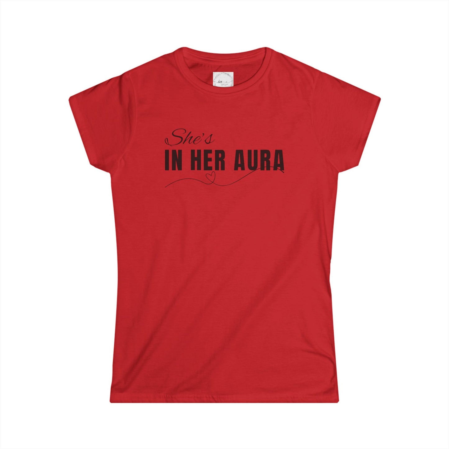 She's In Her Aura  - Women's Softstyle Tee